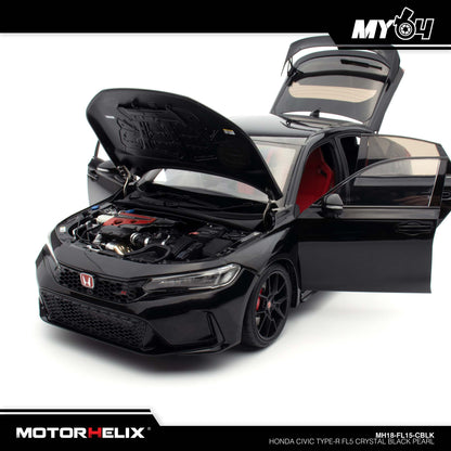 [Motorhelix] 1:18 Honda Civic Type-R FL5 - Crystal Black Pearl