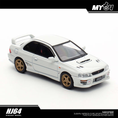 [Hobby Japan] Subaru Impreza Pure Sports Coupe WRX Type R STi Version - Fether White