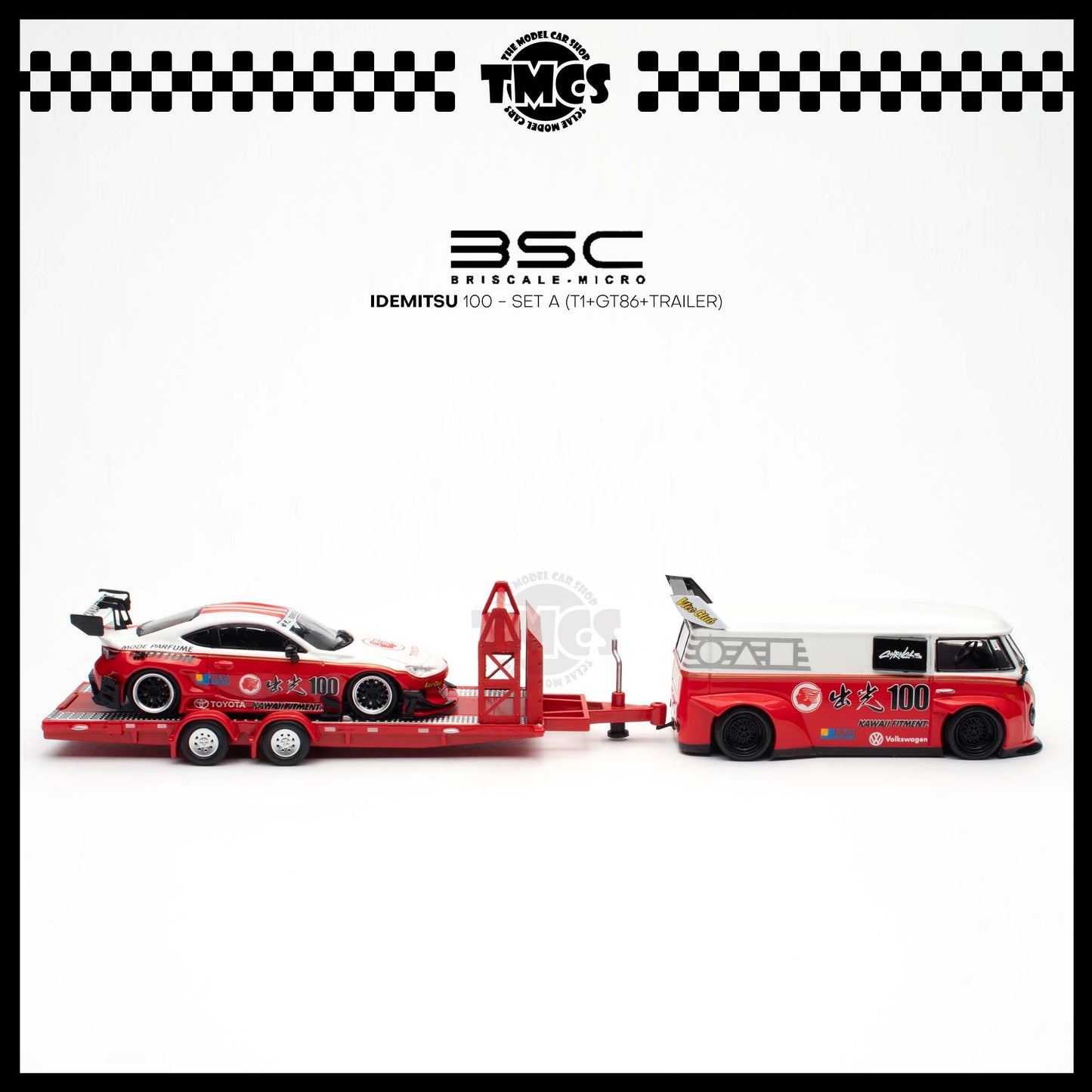 [BSC] 1:64 IDEMITSU 100 - Set A (T1+GT86+Trailer)