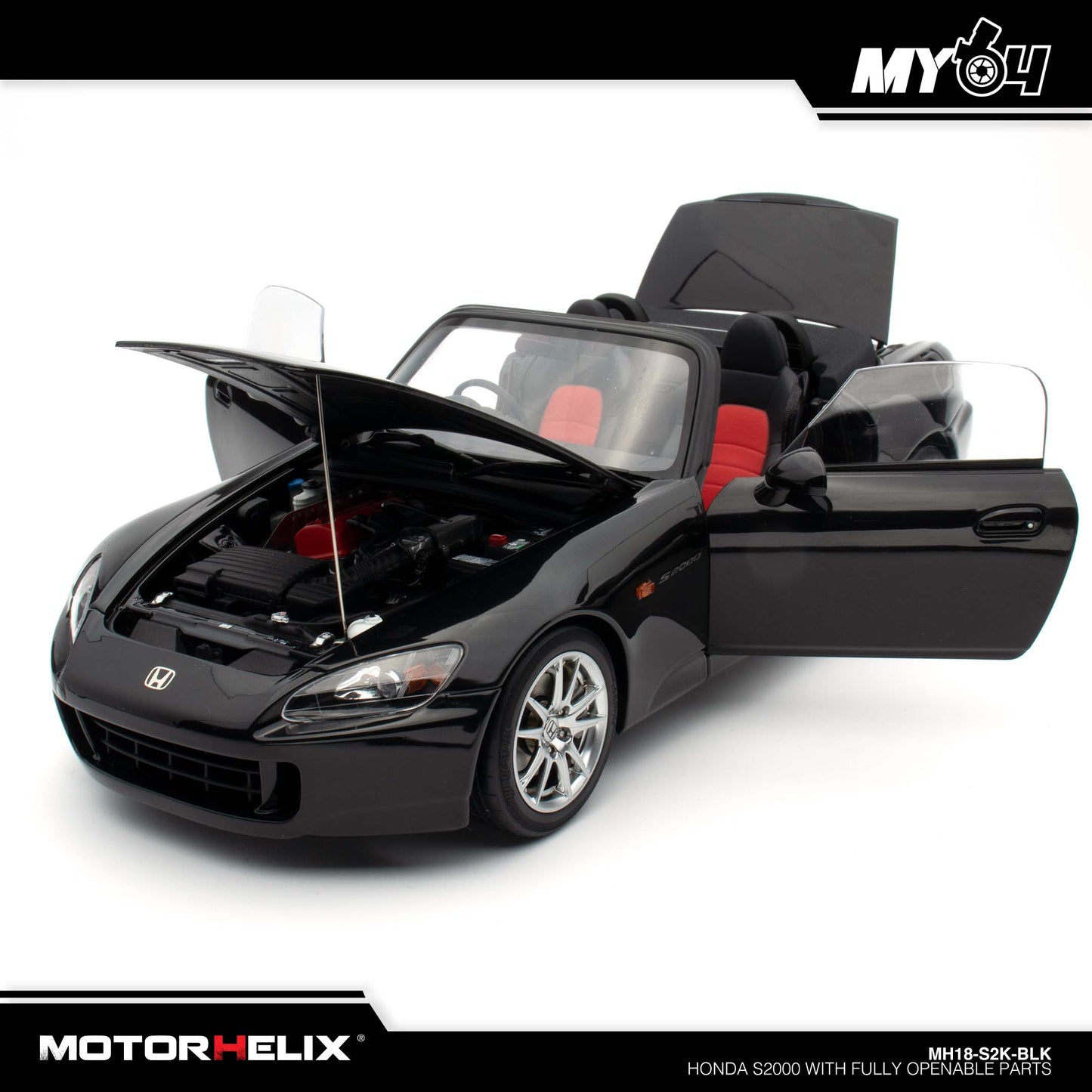 [Motorhelix] Honda S2000 With Fully Openable Parts