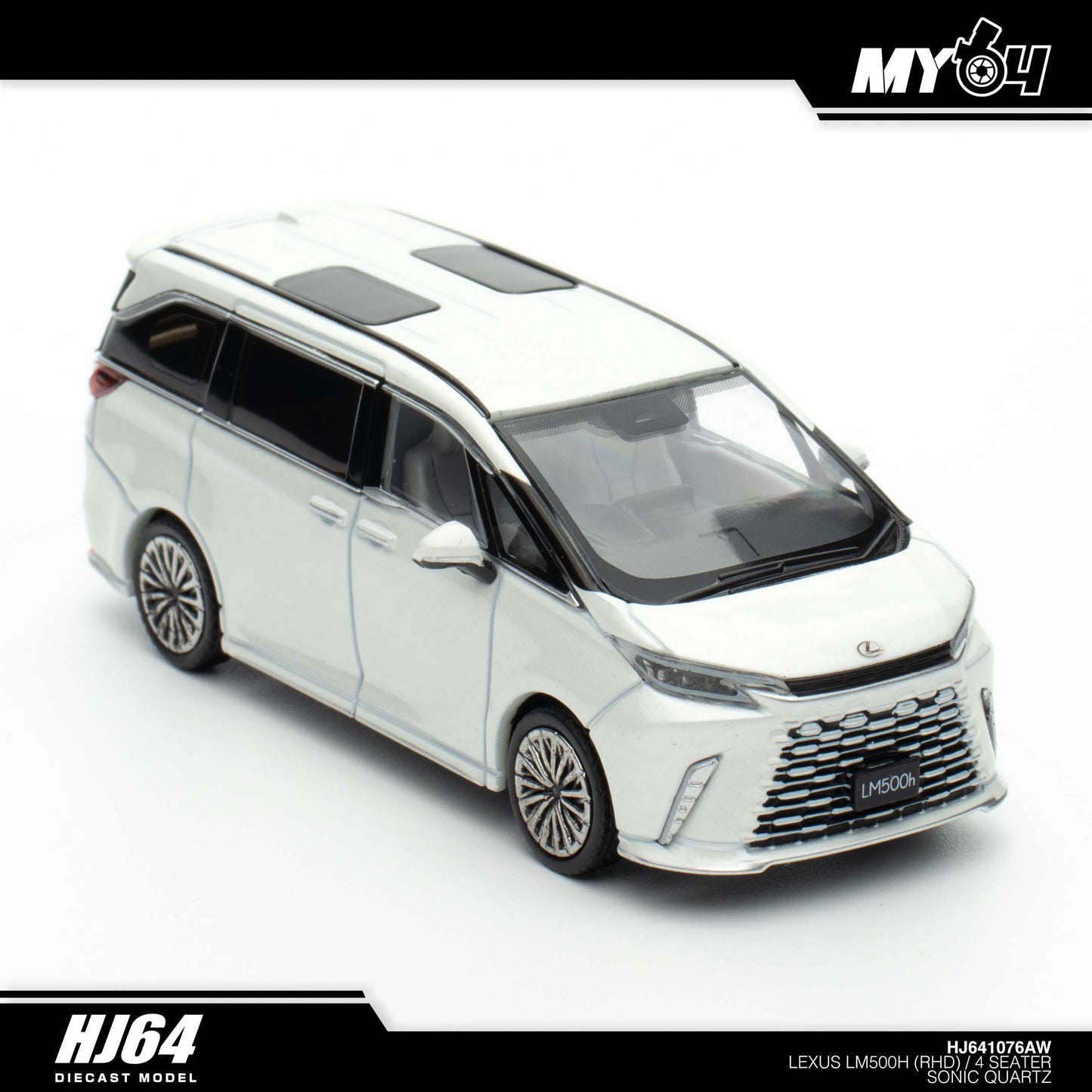 [Hobby Japan] Lexus LM500h (RHD) /4 Seater - Sonic Quartz