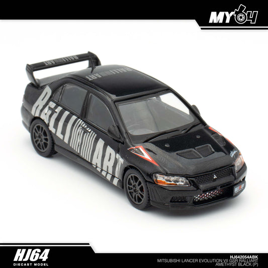 (UNSEAL UNIT) [Hobby Japan] Mitsubishi Lancer Evolution 7 GSR RALLIART - Amethyst Black Pearl