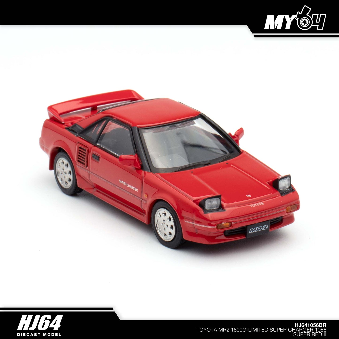 [Hobby Japan] Toyota MR2 1600G - Limited Super Charger 1986 - Super Red II