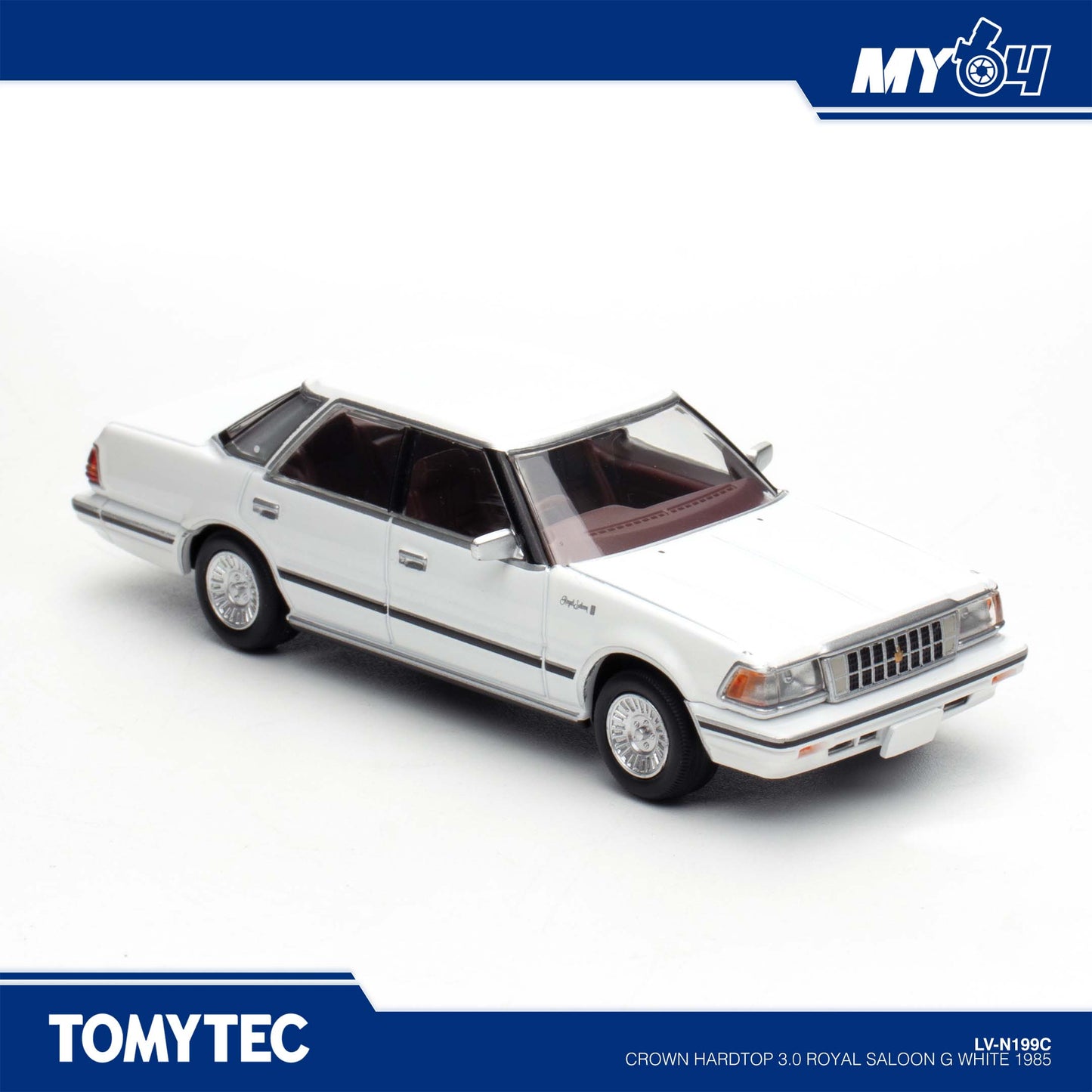 (UNSEAL UNIT) [TLVN] Crown Hardtop - 3.0 Royal Saloon G White 1985