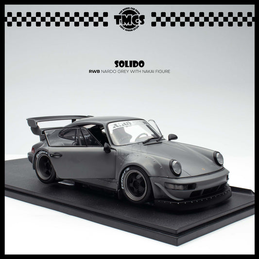 [Solido] 1:18 RWB Nardo Grey with Nakai Figure
