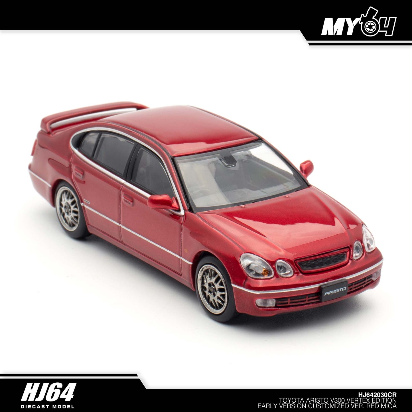 [Hobby Japan] Toyota Aristo V300 Vertex Edition Early Version Customized Version - Red Mica