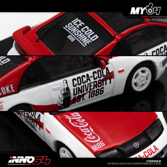[INNO64] 1:64 Nissan FAIRLADY Z (S32) "Coca-Cola" Livery