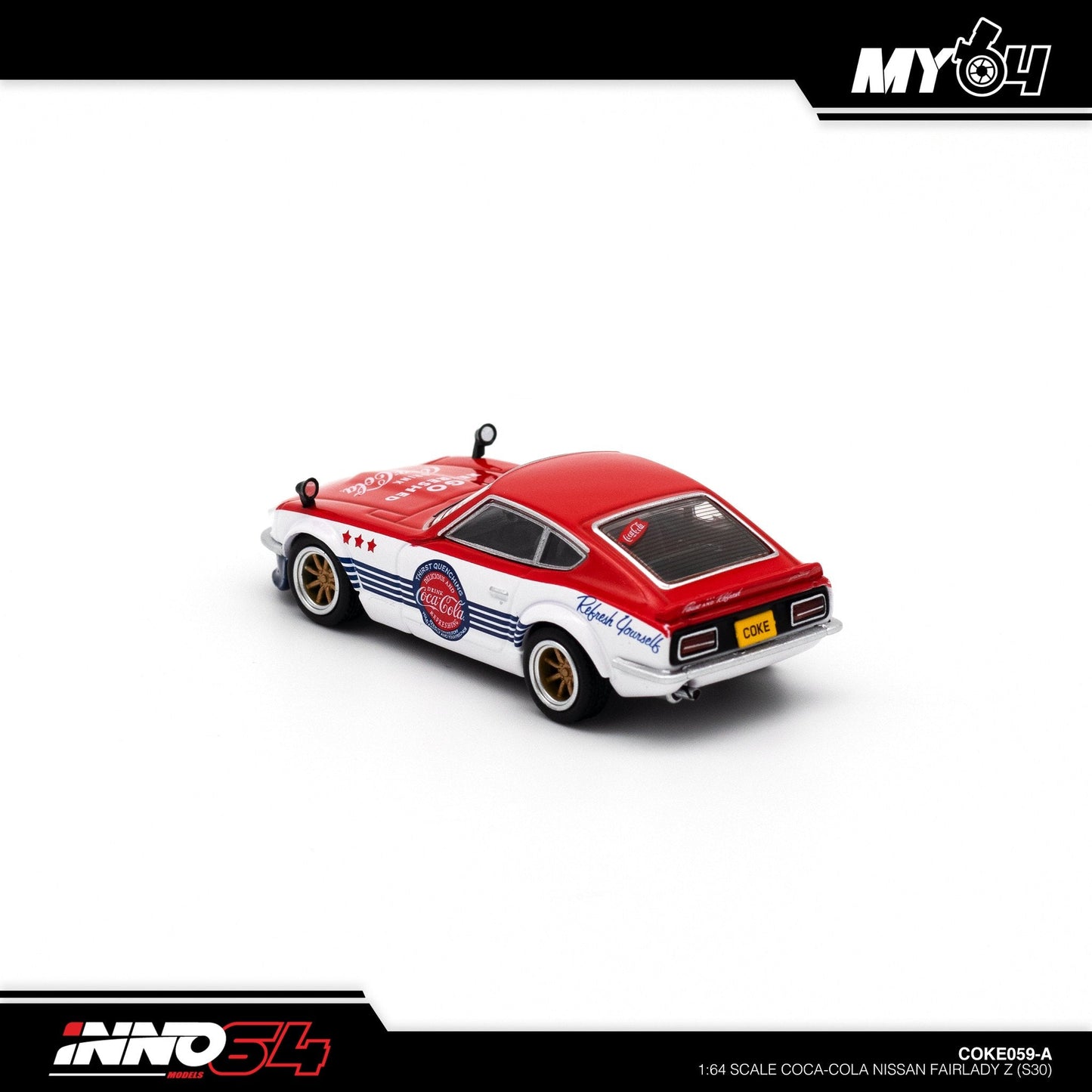 [INNO64] Nissan FAIRLADY Z (S30) "Coca-Cola" Livery