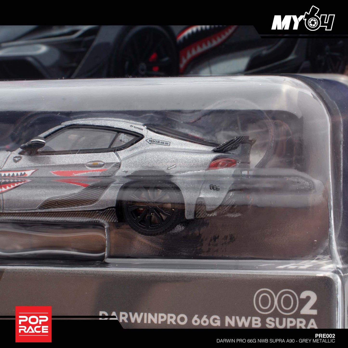 [Pop Race] Darwin Pro 66G NWB Supra A90 - Grey Metallic