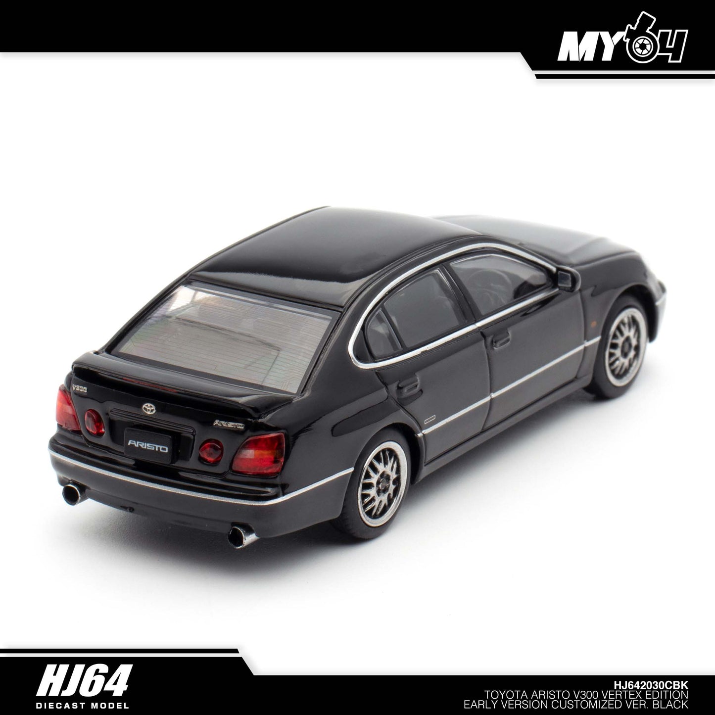 (UNSEAL UNIT) [Hobby Japan] Toyota Aristo V300 Vertex Edition Early Version Customized Version - Black