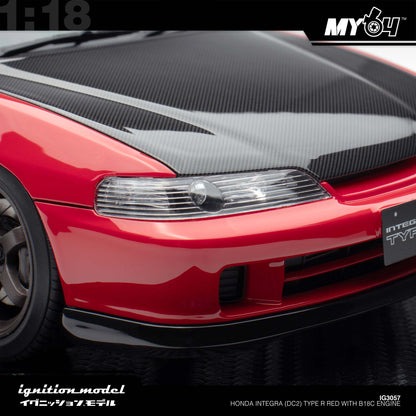 [Ignition Model] 1:18 Honda Integra (DC2) Type R - Red With B18C Engine