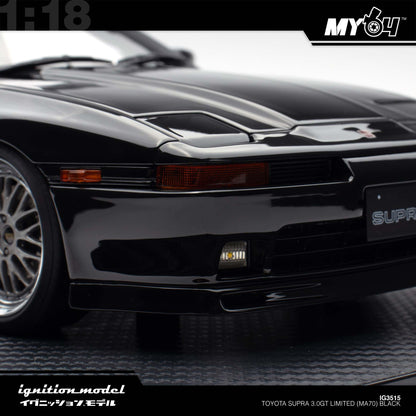 [Ignition Model] 1:18 Toyota Supra 3.0GT Limited (MA70) - Black
