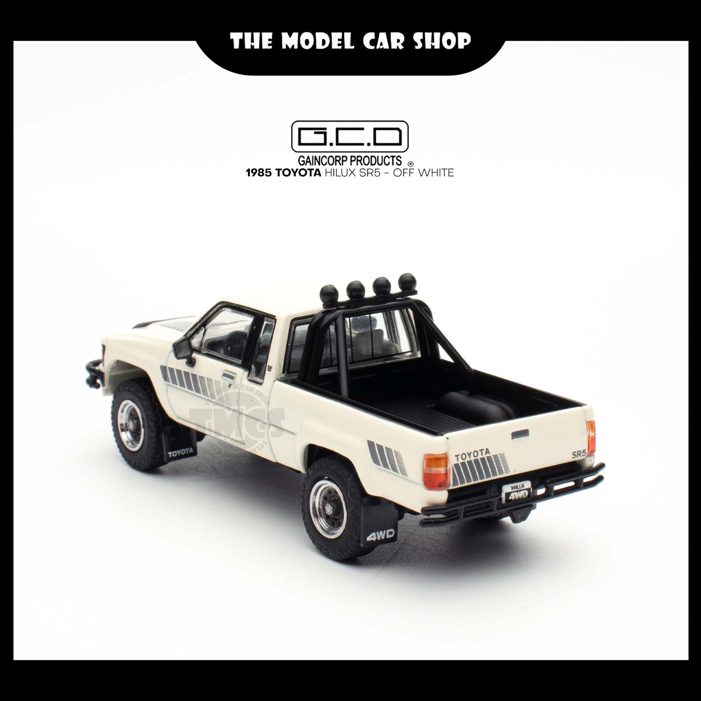 [GCD] 1985 Toyota Hilux SR5 - Off White (396)