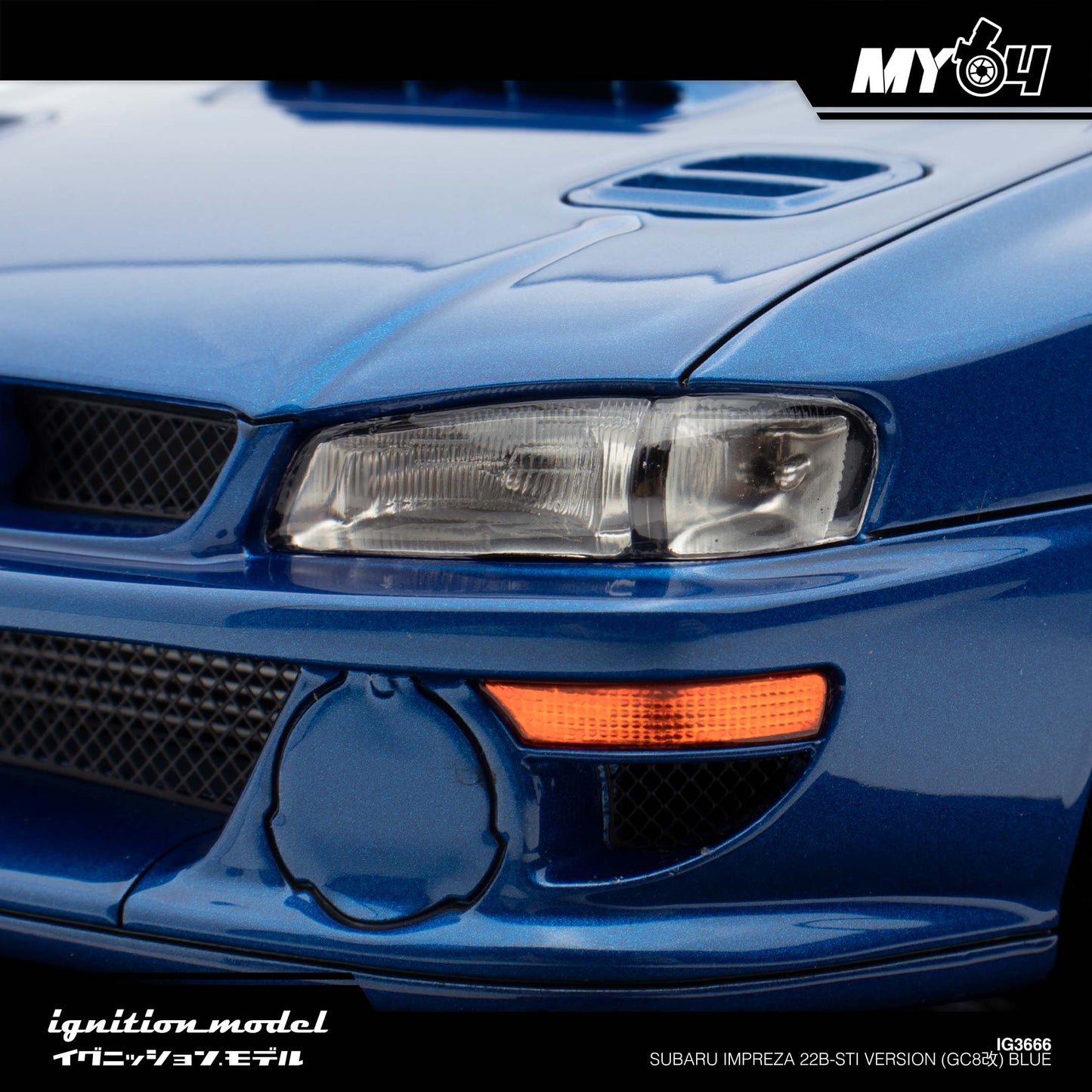 [Ignition Model] Subaru Impreza 22B-STi Version (GC8改) - Blue