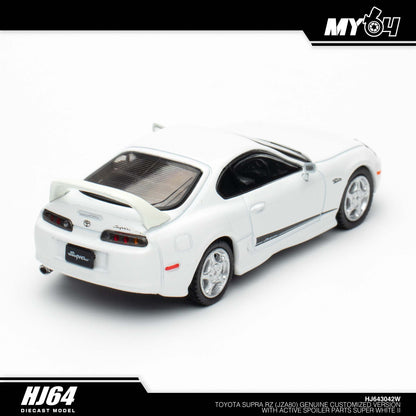 [Hobby Japan] Toyota Supra RZ (JZA80) Genuine Customized Version with Active Spoiler Parts - Super White II