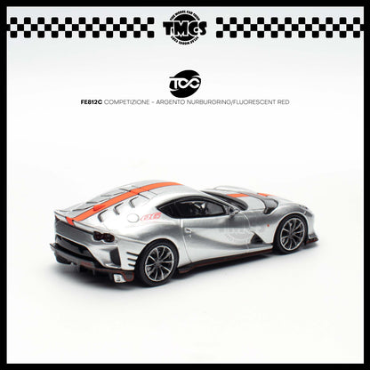 [Thrill Of Collector] FE812C Competizione - Argento Nurburgring/Fluorescent Red