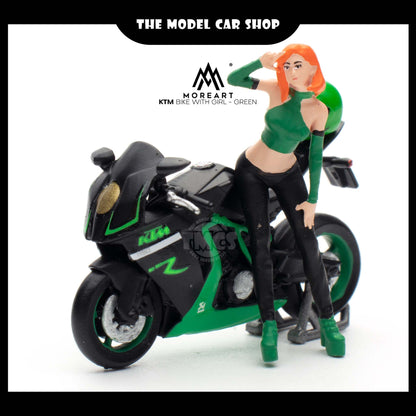 [More Art] KTM Bike with Girl