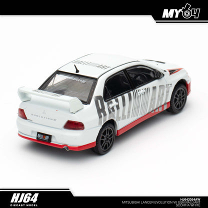 (UNSEAL UNIT) [Hobby Japan] Mitsubishi Lancer Evolution 7 GSR RALLIART -  Scortia White