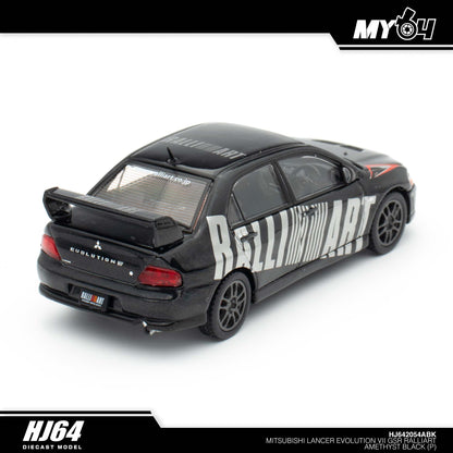 (UNSEAL UNIT) [Hobby Japan] Mitsubishi Lancer Evolution 7 GSR RALLIART - Amethyst Black Pearl