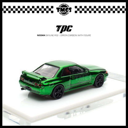 [TPC] Nissan Skyline R32 - Green Carbon With Figure