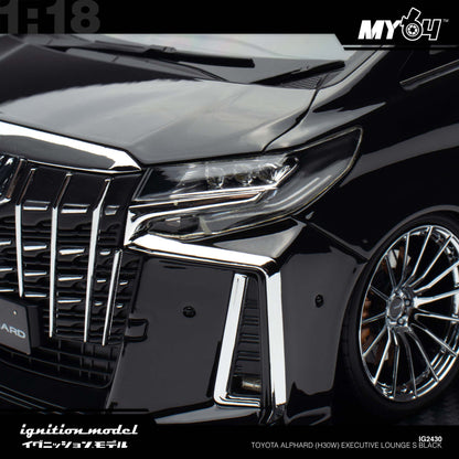 [Ignition Model] 1:18 Toyota Alphard (H30W) Executive Lounge S - Black
