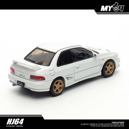 [Hobby Japan] Subaru Impreza Pure Sports Coupe WRX Type R STi Version - Fether White