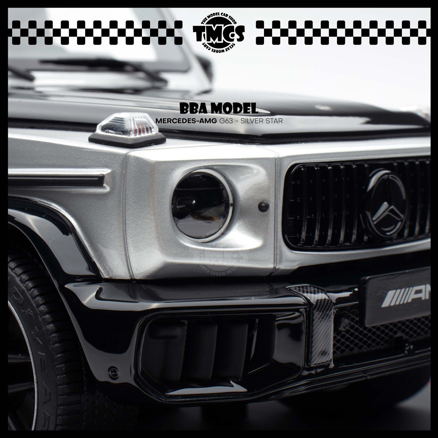 [BBA] 1:18 Mercedes-AMG G63 - Silver Star