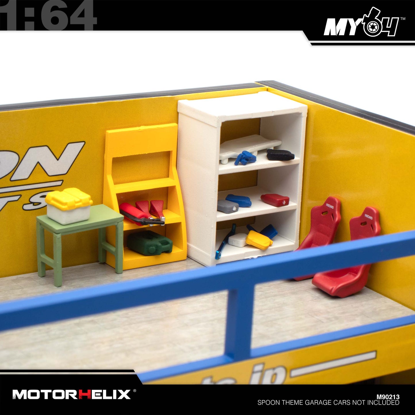 (UNSEAL UNIT) [Motorhelix] 1:64 Spoon Theme Garage