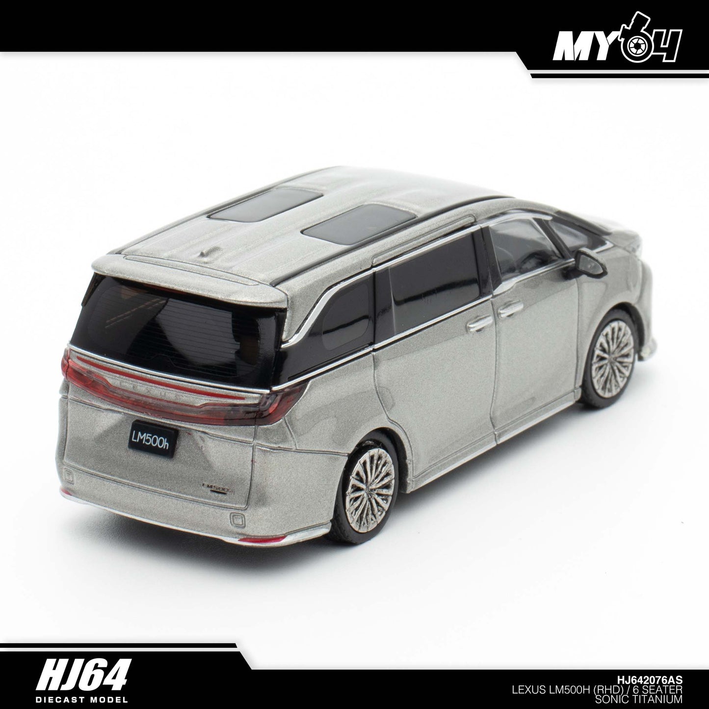 [Hobby Japan] Lexus LM500h (RHD) /6 Seater - Sonic Titanium