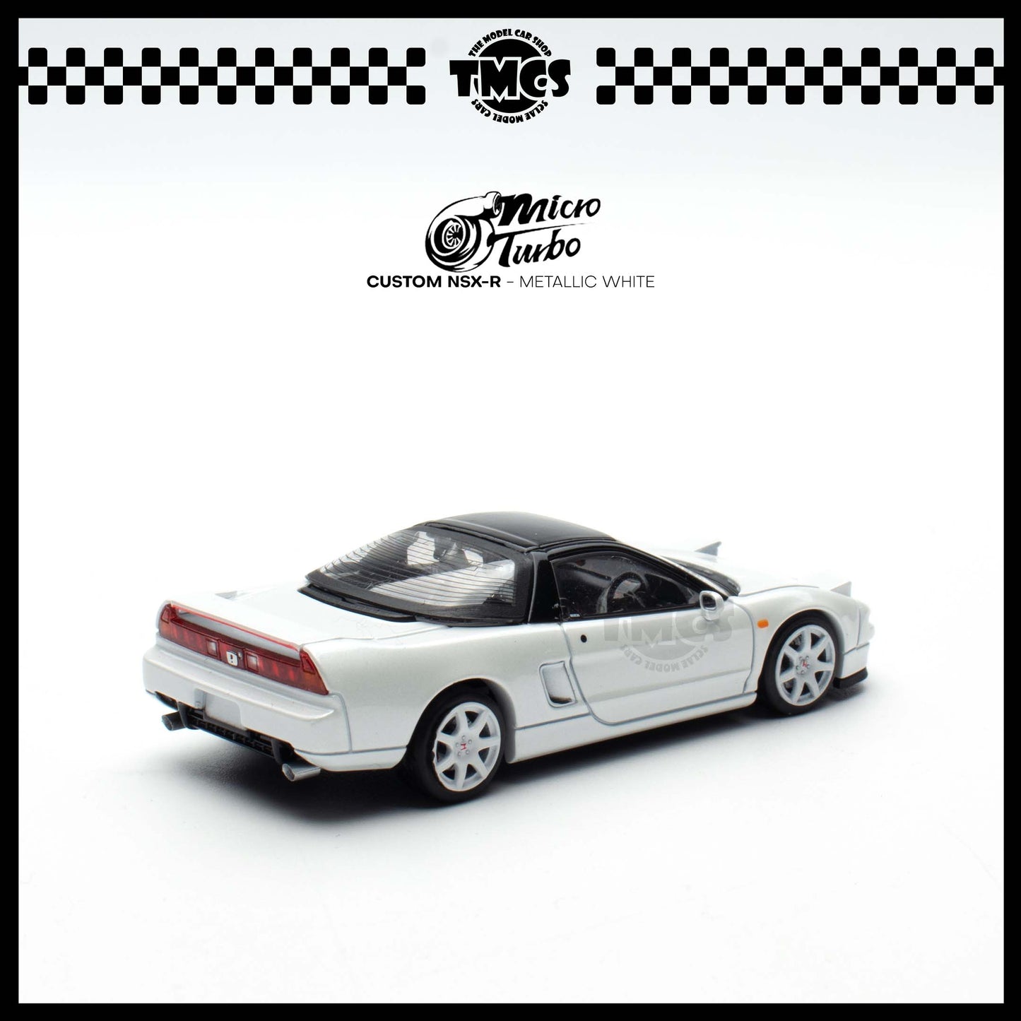 (UNSEAL UNIT) [Micro Turbo] Custom NSX-R - Metallic White