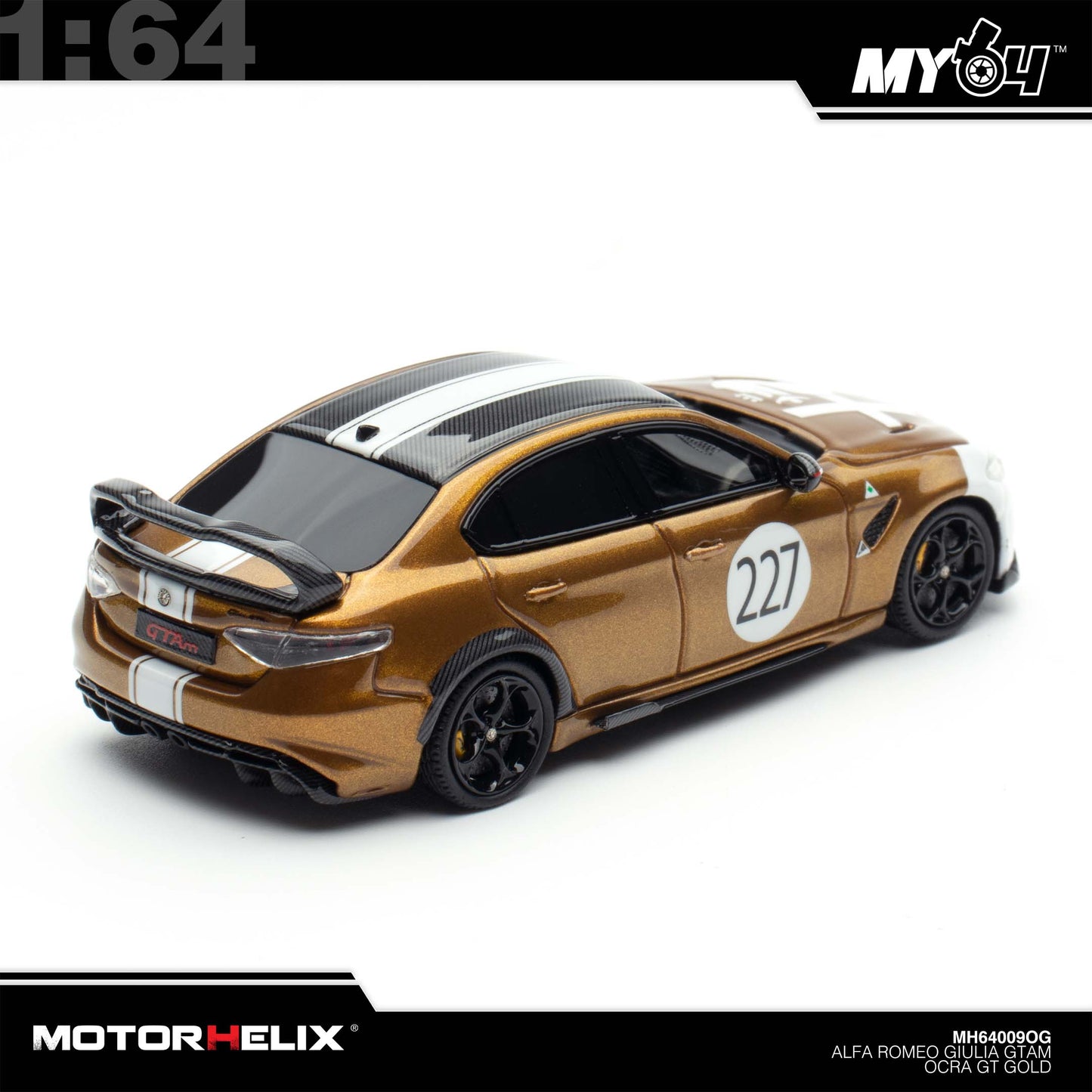 [Motorhelix] Alfa Romeo Giulia GTAm - Ocra GT Gold