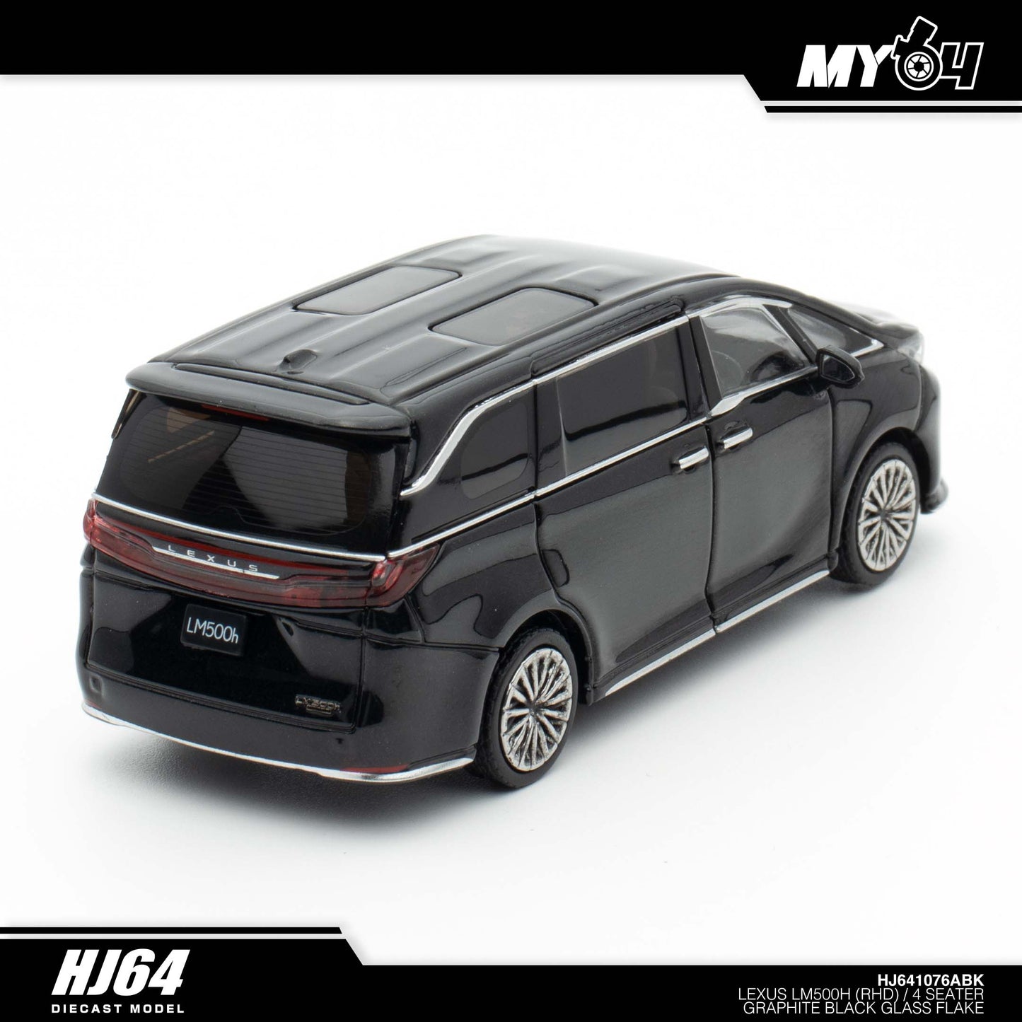 [Hobby Japan] Lexus LM500h (RHD) /4 Seater - Graphite Black Glass Flake