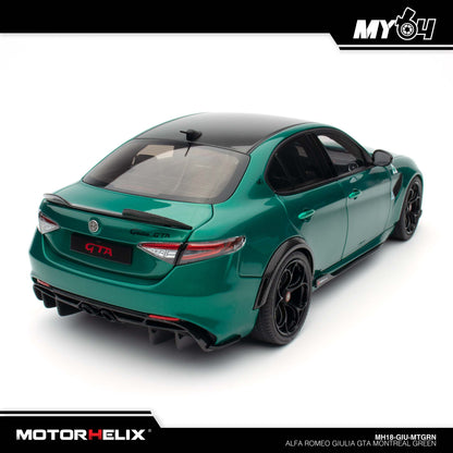 [Motorhelix] 1:18 Alfa Romeo Giulia GTA - Montreal Green