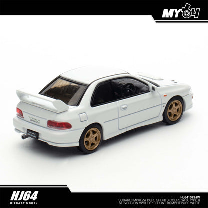 [Hobby Japan] Subaru Impreza Pure Sports Coupe WRX Type R STi Version VWR Type Front Bumper - Pure White