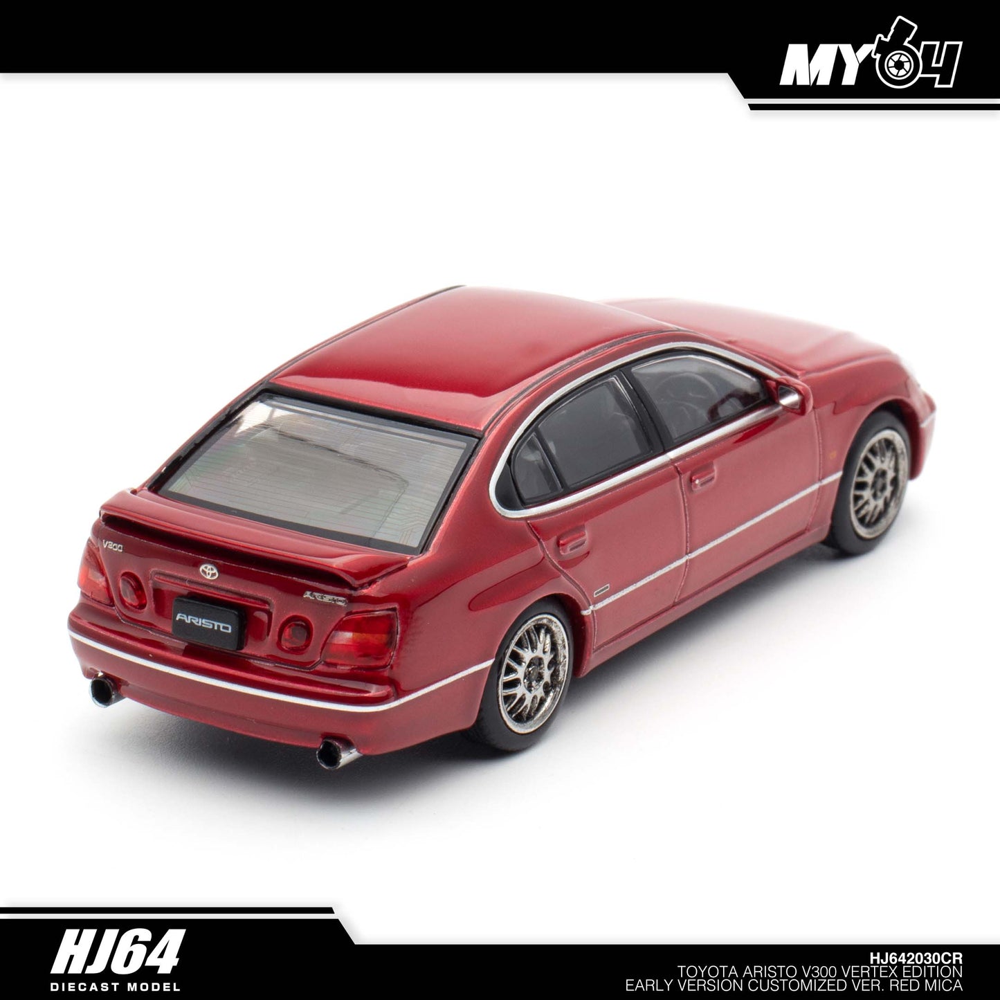 [Hobby Japan] Toyota Aristo V300 Vertex Edition Early Version Customized Version - Red Mica