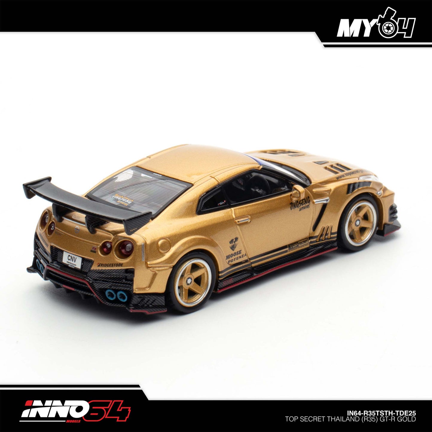 [INNO64] Top Secret Nissan Skyline GT-R R35 Thailand Diecast Expo 2025