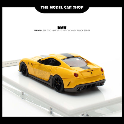 [DMH] Ferrari 599 GTO - Metallic Yellow with Black Stripe