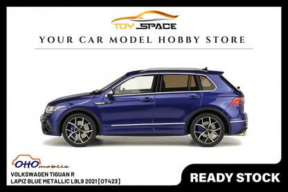[OTTOMOBILE] 1:18 Volkswagen Tiguan R Lapiz Blue Metallic L9L9 2021 [OT423]