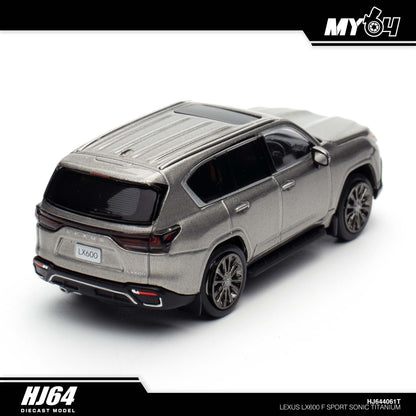 [Hobby Japan] Lexus LX600 F Sport (Functional Suspension) - Sonic Titanium