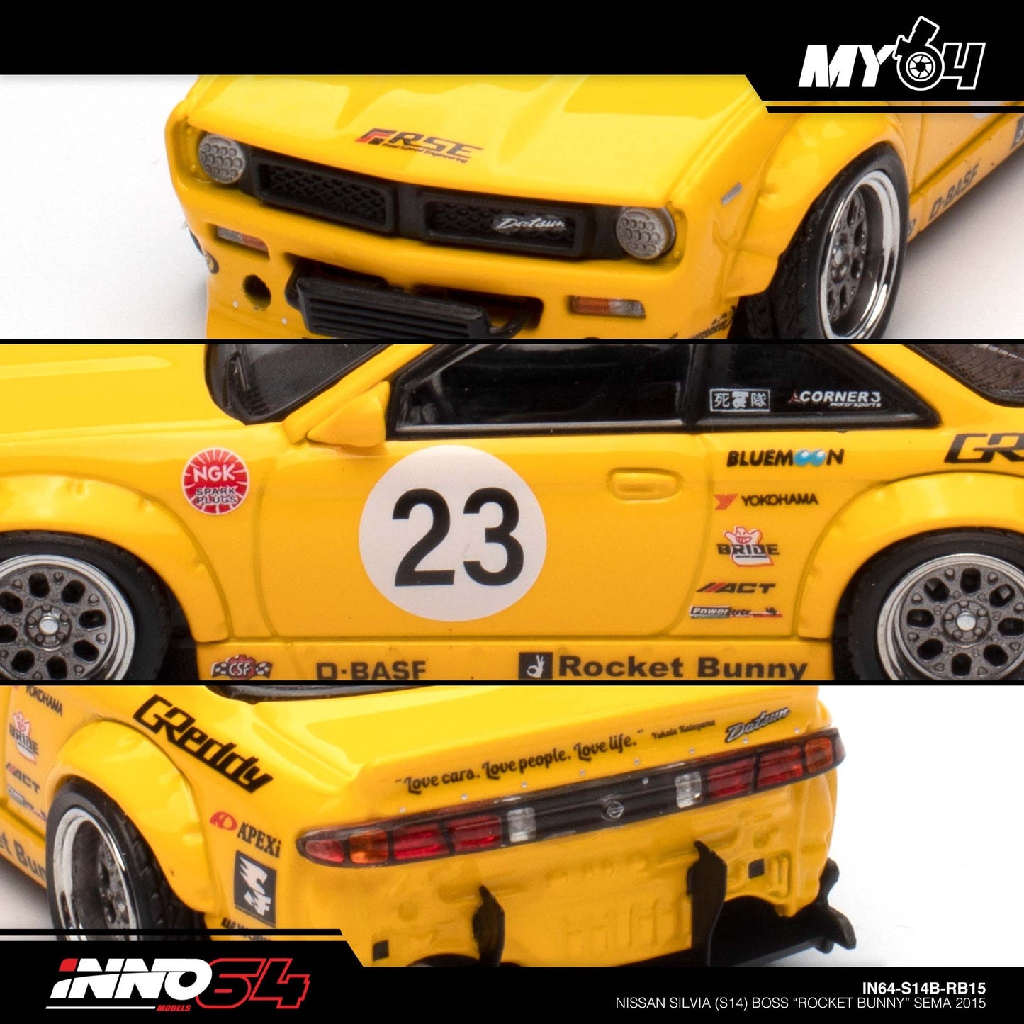 [INNO64] Nissan Silvia (S14) BOSS "ROCKET BUNNY" SEMA 2015