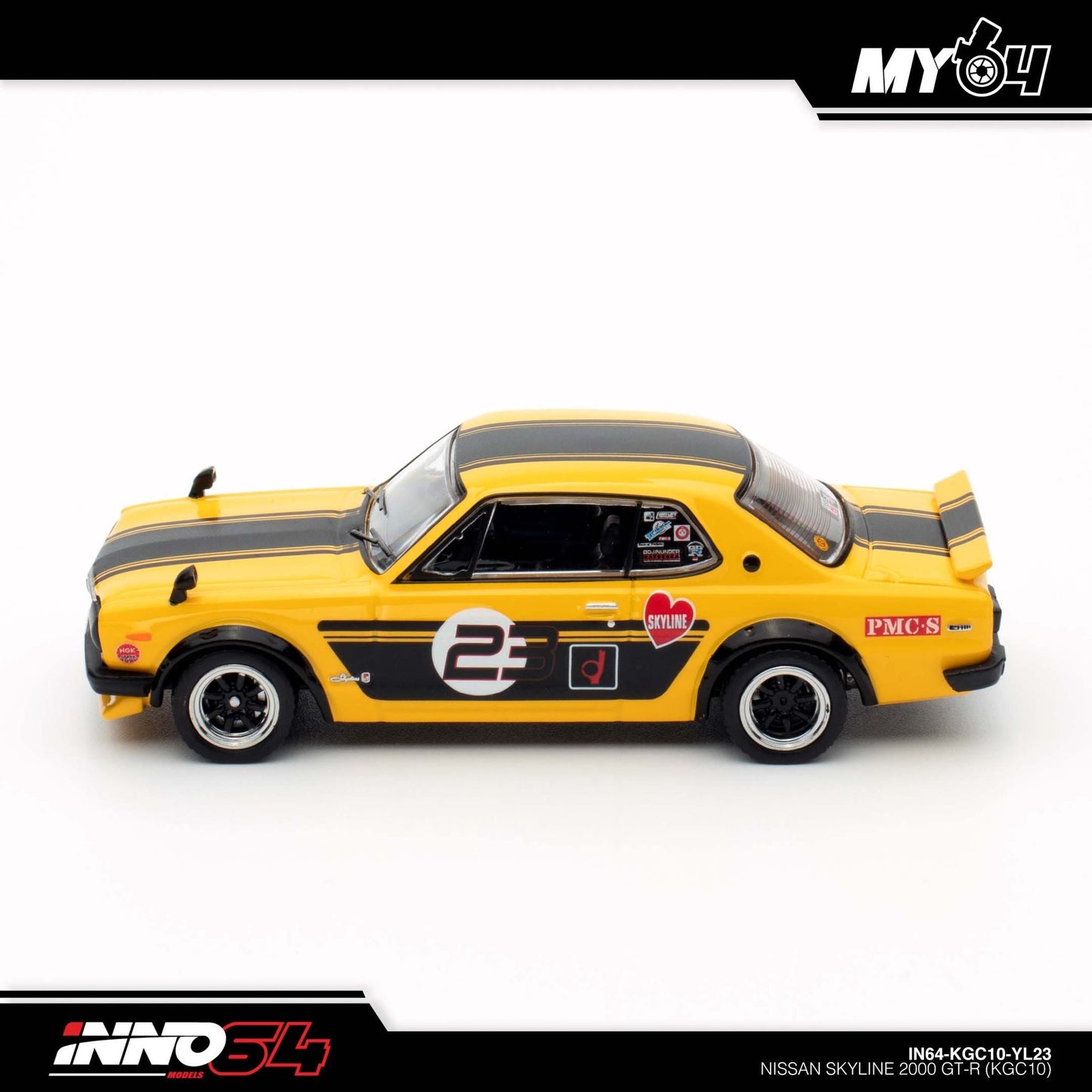 [INNO64] Nissan Skyline 2000 GT-R (KPGC10) - Yellow