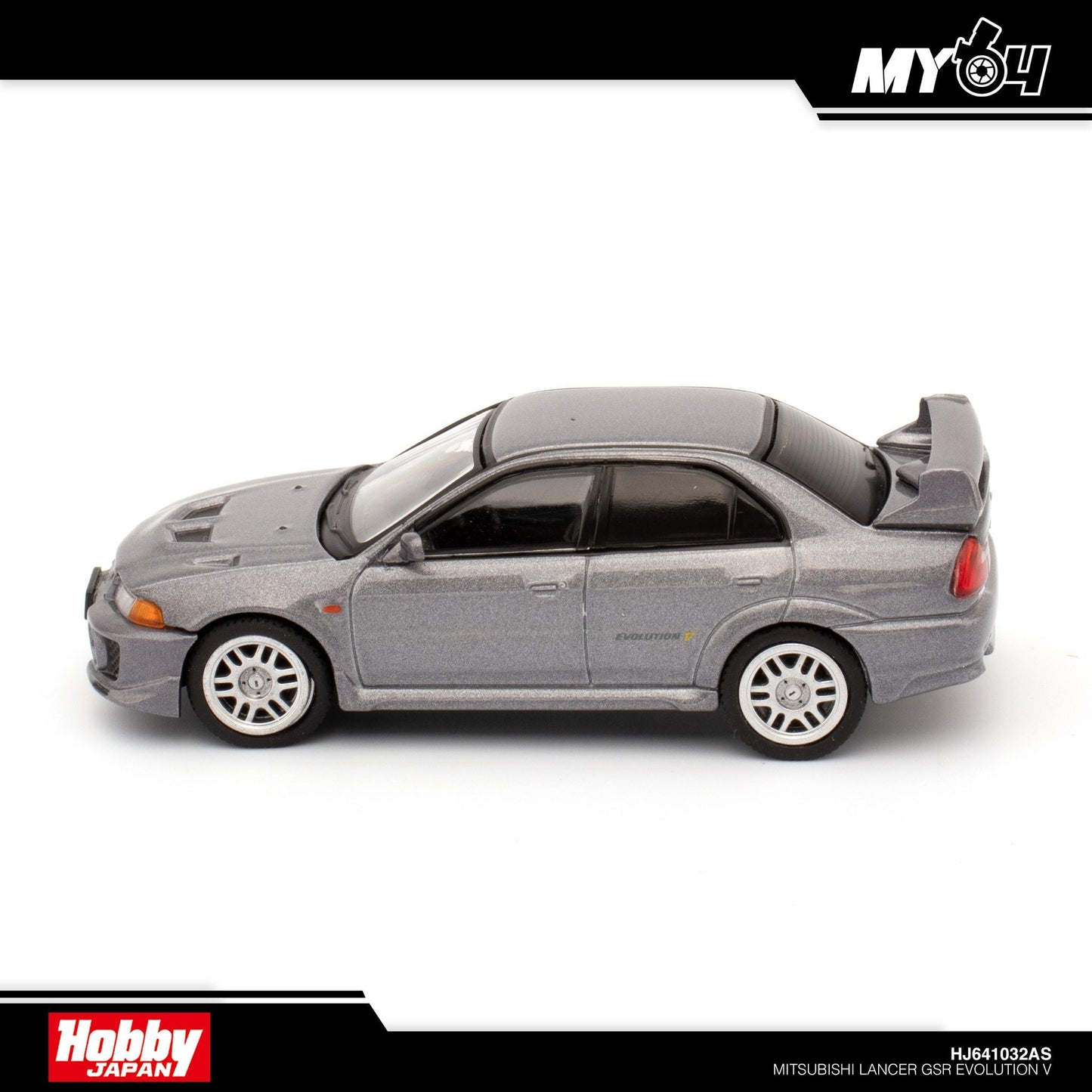 [Hobby Japan] Mitsubishi Lancer GSR Evolution V (CP9A) - Satellite Silver