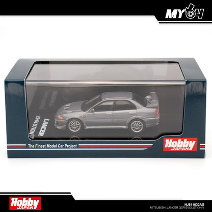 [Hobby Japan] Mitsubishi Lancer GSR Evolution V (CP9A) - Satellite Silver