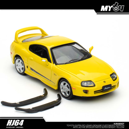 [Hobby Japan] Toyota Supra RZ JZA80 with Active Spoiler Parts - Super Bright Yellow