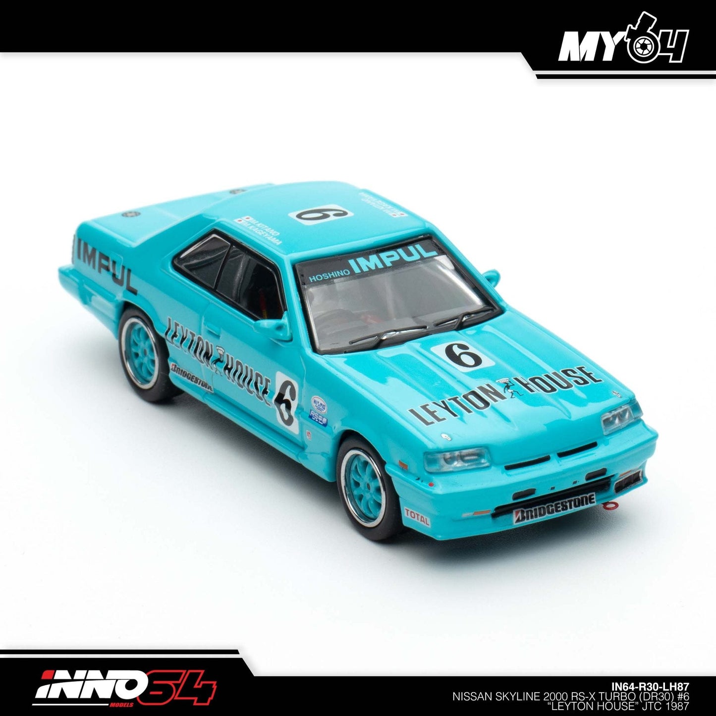 [INNO64] Nissan Skyline 2000 RS-X Turbo (DR30) #6 "LEYTON HOUSE" JTC 1987