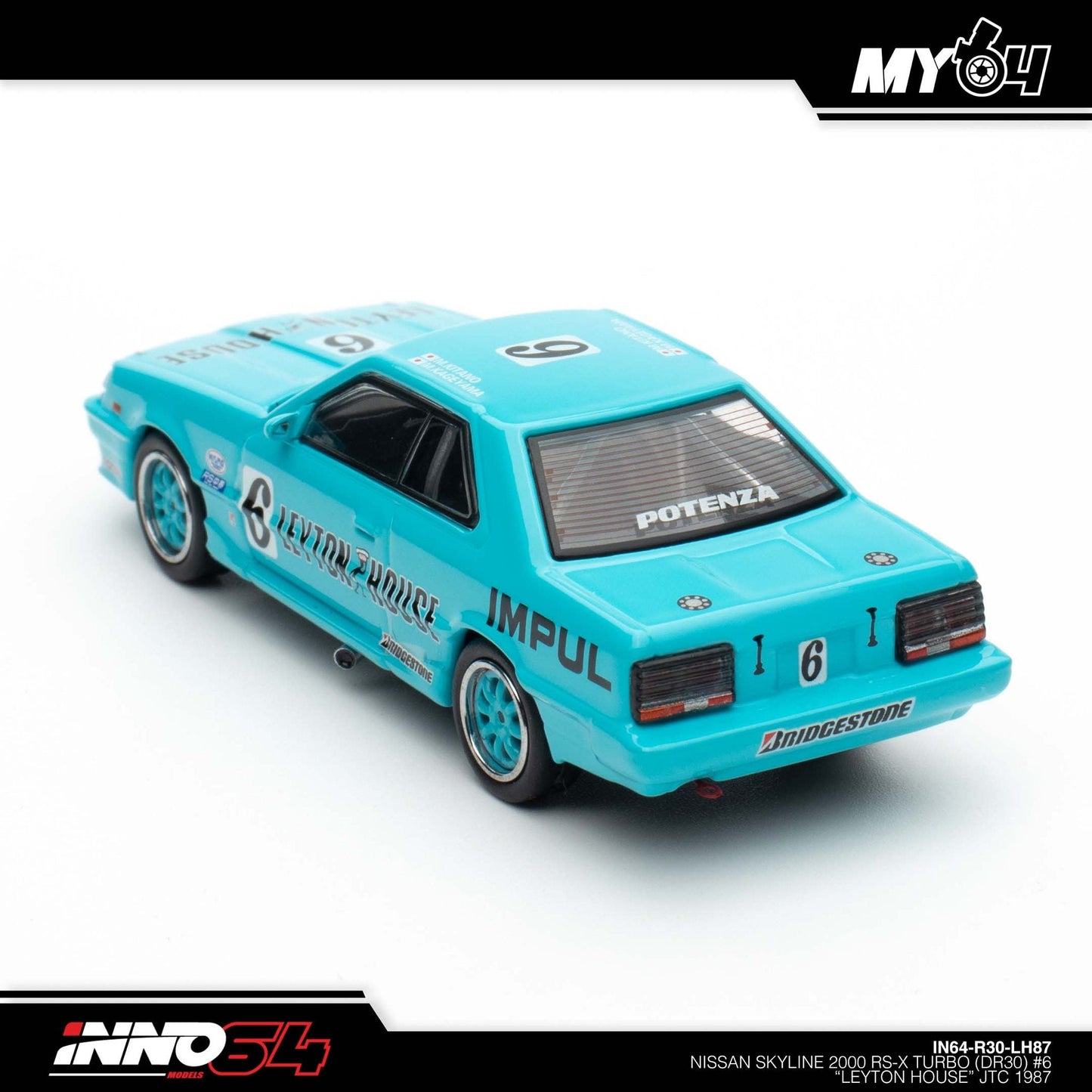 [INNO64] Nissan Skyline 2000 RS-X Turbo (DR30) #6 "LEYTON HOUSE" JTC 1987
