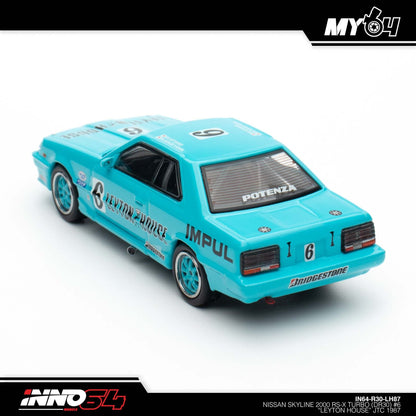 [INNO64] Nissan Skyline 2000 RS-X Turbo (DR30) #6 "LEYTON HOUSE" JTC 1987