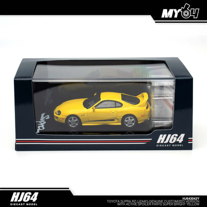 [Hobby Japan] Toyota Supra RZ JZA80 with Active Spoiler Parts - Super Bright Yellow