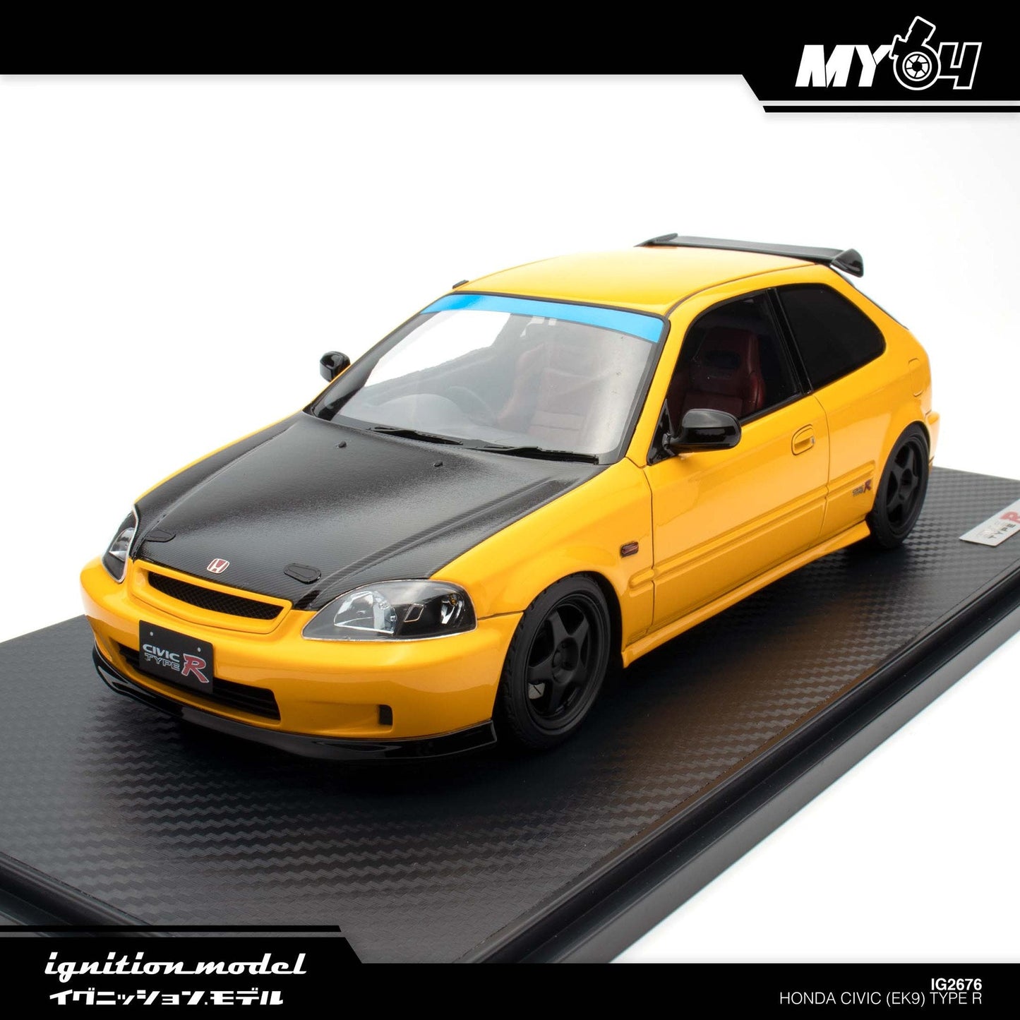 [Ignition Model] Honda Civic (EK9) Type R - Yellow