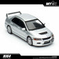 [Hobby Japan] Mitsubishi Lancer Evolution IX GSR with Engine Display Model - Cool Silver Metallic